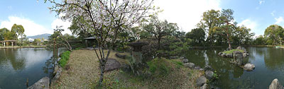 宇和島天赦園　360°パノラマ写真