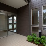 診療施設の竣工写真_エントランス：神奈川県平塚市の建築写真
